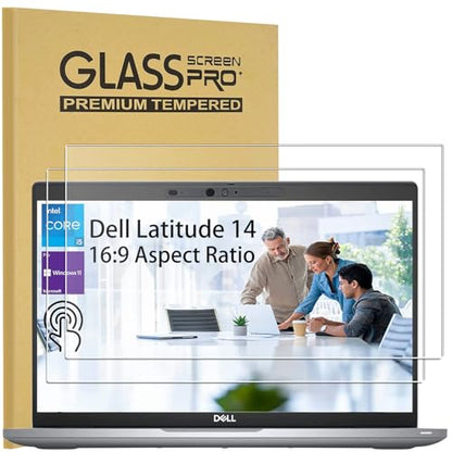 2-Pack Tempered Glass Screen Protector for 14" Dell Latitude 14 7430 7420 7410 5431 5430 5421 5420 E5490 E5491 E6440 E7450 E7470 E7480 E7440 5480 7490 5490 5400 7480 7400,Ultra Clear,9H Hardness