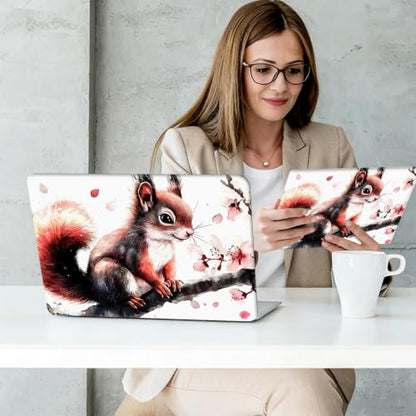 Laptop Skin Sticker Decal Cover,Cute Little Squirrel | DIGTIALL Universal Laptop Skin Sticker, Waterproof Removable Notebook Decal Protector Cover for 12 13 14 15 Inch Laptops - color: Cute Little Squirrel
