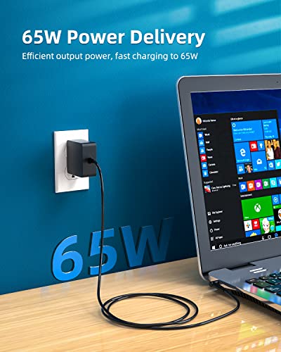 Superer Charger Fit for Asus Vivobook 15 16 17 Flip 14, S15 S14 S13, Go 15 14 12, Fit for Zenbook UX/ASUSPRO/Expertbook/Transformer Book/ImagineBook/Eeebook Models Laptop Round Port 65W 45W 33W