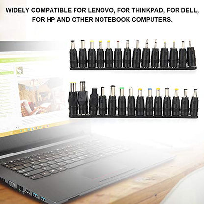 FLEXMAN 28Pcs Universal DC Power Adapter Tips, 5.5X2.1mm Portable Female Charging Conversion Head for Laptop, Balance Bikes, Scooters, Wheelchairs