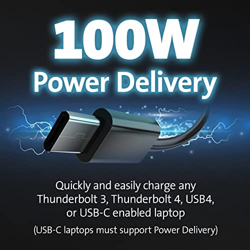 Kensington Triple Display USB-C Docking Station with 100W PD for Dell, HP, Lenovo, Acer, ASUS, Razer, Surface (Black) | 100W power delivery, compatible with Dell, HP, Lenovo, Acer, ASUS, Razer, Surface laptops - style: USB-C Triple Display 100W