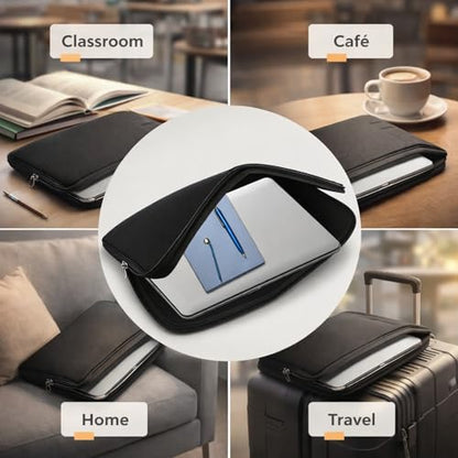 Tablet Bag Waterproof Neoprene Foam, Portable Carrying Case with Zip for Laptop and Tablet - Impact Protection, Lightweight Design, Travel and Business Use (11 Inch) - size: 11 Inch