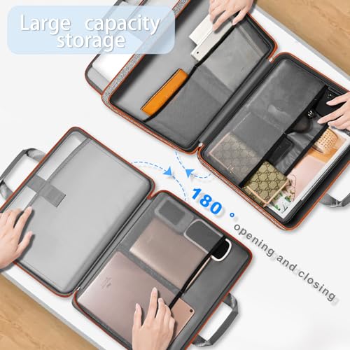 ZINZ Expandable Laptop Case 15.6 Inch Sleeve, Protective Carrying Case Compatible with MacBook Neo 16", MacBook Pro 16"/15.4", Dell XPS 16" and Most 15" 15.6" 16" Notebook，G01OG01 - color: G01og01, size: 15-16"