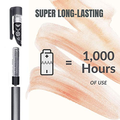 LAZARITE M Pen, Active Stylus for Lenovo Tab P11, Flex 5/14, Yoga 7i, Hp Envy x360/Pavilion x360/Spectre x360, Digital Pen with 4096 Pressure Sensitivity, Palm Rejection, Super Long-Lasting - style: grey