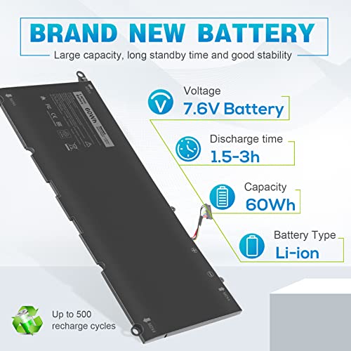 Fancy Buying PW23Y 0PW23Y Laptop Battery for Dell XPS 13 9360 13-9360-D1605G 13-9360-D1605T 13-9360-D1609 13-9360-D1609G 13-9360-D1705G fits 0TP1GT TP1GT RNP72 0RNP72 P54G002 - size: 10.7*4.48*0.19inch