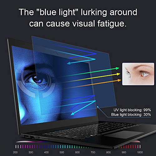 2 Pack 15.6" Laptop Screen Protector | Eye Protection, Anti Glare, Anti Blue Light, Compatible with HP/DELL/Asus/Acer/Sony/Samsung/Lenovo/Toshiba/Razer 16:9 Display - color: Blue, size: A-15.6 inch 16:9 Aspect