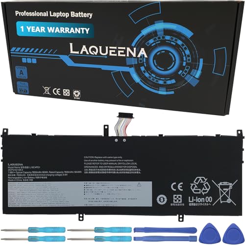 L19C4PD1 Laptop Battery Compatible with Lenovo ideapad Yoga 6-13ARE05 6-13ALC6 Yoga C640-13IML LTE Series L19D4PD1 SB10W67395 5B10W67385 5B10U65274 SB10W67360 5B10W67329 5B10U65275 60Wh - style: L19C4PD1