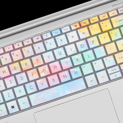 Keyboard Cover for HP EliteBook 830 835 840 845 1040 G9 G10 2025 2024 2023 2022 13.3 14 inch Laptop Accessories Keyboard Protective Skin (Not fit The 830/840/845/1040 G8 G7 G6 G5 G4 G3)-Iridescent - color: Iridescent
