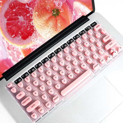 Keyboard Cover for Long Nails with Tactile Markers | Heart-Shaped Silicone Anti-Static Keys Protector, Universal Fit for MacBook Air/Pro (2020-2024 Models) - size: Keyboard Cover