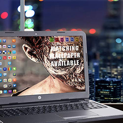 It's A Skin 15.6 inch Laptop Notebook Skin Vinyl Sticker Cover Decal Universal fit for 15.6" (May Require Trimming) HP Lenovo Apple Mac Dell Compaq Asus Acer/Zombie Dead Apocalypse