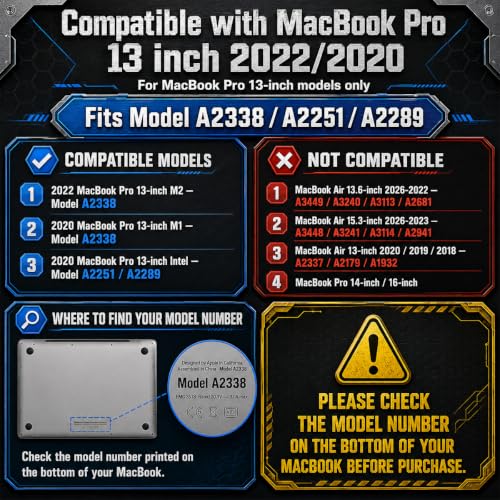 Batianda Heavy Duty Case for MacBook Pro 13 inch 2022 2020, Khaki | Ergonomic Foldable Stand Holds 22 lbs, Shockproof Bumper, Matte Translucent Hard Shell, Fits M1/M2 A2338/A2251/A2289 Model - color: Khaki