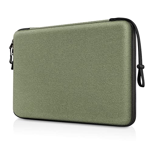 FINPAC Hard Laptop Sleeve Case for 15.3 inch MacBook Air M5 M4 M3 M2 (2026-2023) A3241 A3114 A2941, 16.2 inch MacBook Pro 2026 M5/M4/M3/M2/M1 Pro/Max, Waterproof Case for Surface Laptop, Olive - color: Olive, size: 15-16-inch MacBook Air/Pro