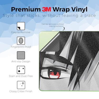 Glossy Glitter Laptop Skin Compatible with Apple MacBook Neo - Mysterious Romance - Premium 3M Vinyl Protective Wrap Decal Cover - Easy to Apply | Crafted in the USA by MightySkins - color: Mysterious Romance, size: MacBook Neo Full Cover Skin, style: Glo