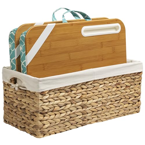 LAPGEAR Designer Lap Desk – Aqua Trellis, 2-Pack with Storage Basket - color: Aqua Trellis, size: 2-Pack Lap Desks + Basket