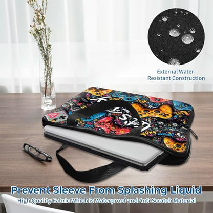 Laptop Sleeve with Handle 15.6 Inch, Waterproof Laptop Case Bag, Play Games Pattern Design Computer Sleeve Compatible with MacBook Air, Pro, HP, Dell, Lenovo, ASUS - color: Play Games, size: 15inch(15-15.6")