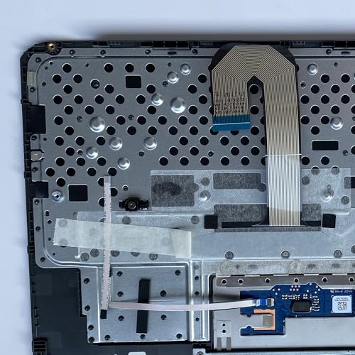 Replacement for HP Chromebook 11A NB Laptop Upper Case Palmrest Keyboard Touchpad Assembly Part 11.6" L99855-001 Top Cover Grey