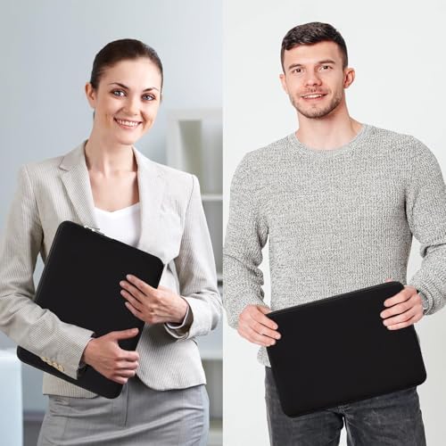 RAINYEAR 13 Inch Laptop Sleeve Case Padded Carrying Bag, Black | Slim Protective Soft Zipper Computer Cover for 13.3 inch MacBook Air/Pro M1 M2 M3 M4 M5 A3449 A3240 A3113 A2681 A2338 - color: Black, size: 13"