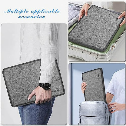 Hseok Laptop Case 13 Inch Sleeve Compatible with MacBook Neo 13, MacBook Air Pro 13 M5/M4/M3/M2/M1, iPad Pro Air 12.9" 13", XPS 13, Protective Computer Bag with Side Pocket & Dual Zippers,D02G05 - color: D02G05, size: 13"
