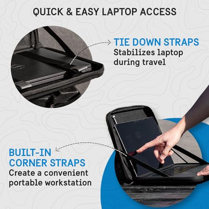 Pelican Adventurer Laptop Bag/Case with Secure Zip Lock (16.2 Inch) - Black - size: 16.2 Inch - Adventurer Series