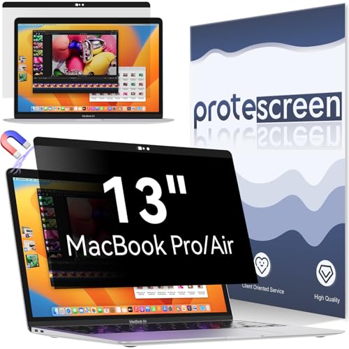 Magnetic Privacy Screen Protector Compatible with MacBook Pro 13 Inch(2016-2022, M1, M2)/MacBook Air 13 in (2018-2021, M1), Removable Anti Spy Blue Light Glare Shield Laptop Privacy Filter - size: 13 inch MacBook Pro/Air