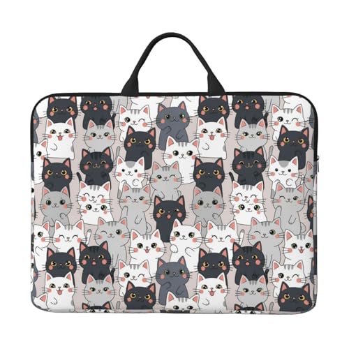 Laptop Case 14 Inch, Soft Shockproof Laptop Sleeve with Handle, Protective Bag - color: Pattern (671)