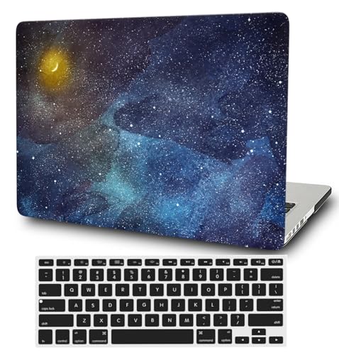 Hard Case Compatible with Old Version MacBook Pro 13 inch Case 2012 2011 2010 2009 2008 Release A1278 with CD-ROM, Laptop Plastic Hard Case Shell & Keyboard Cover, Blue Starry - color: Blue Starry, size: A1278(Pro 13" w/CD-ROM 2008-2012)
