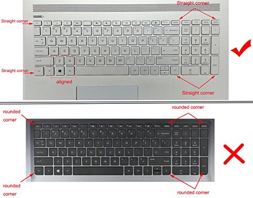 Keyboard Cover Skin Compatible for 15.6" HP Pavilion x360 15-br075nr, Pavilion 15-cc 15-cb Series 15-cc010nr 15-cb010nr, HP Envy x360 15m-bp 15m-bq Series, HP Envy 17.3" 17m-ae011dx (Ombre Purple) - color: Ombre Purple