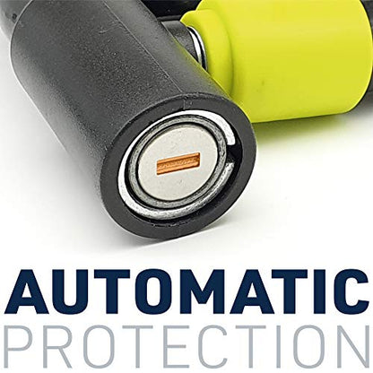 Urban UR5100 Phyton Cable Lock, Reinforced Steel Cable with Very Flexible Articulated Shielding, High Security Lock, Anti Theft Armored Cable for Motorcycle, Electric Bicycle, Scooter, 100cm/3,3ft