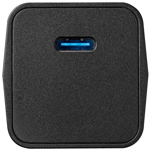 INSIGNIA USB Cables, 20Gbps High-Speed Charging & Data Sync, Braided Nylon, Compatible with MacBook, Laptop, iPhone, iPad, Android (Accessories, 20W USB-C Wall Accessory (BLK)) - color: 20W USB-C Wall Accessory (BLK), style: Accessories