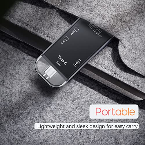 Micro SD Reader for Android Phone, USB-C SD Card Reader for Camera, USB Card Read for PC Macbook and Laptop