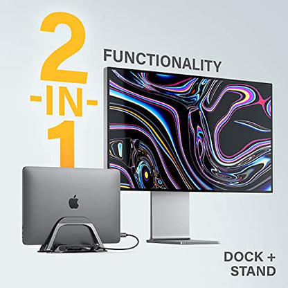 ALOGIC 10-in-1 USB-C Dual Monitor Docking with 2 HDMI, 3 USB Ports, SD & microSD Card Reader, 100W Power Delivery, Gigabit Ethernet & 3.5mm Audio Jack
