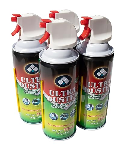Ultra Duster Canned Air Industrial Strength 10oz 4 Pack Y - style: 4 Pack