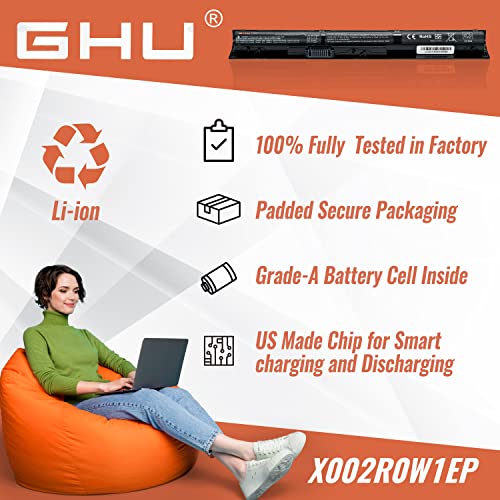 GHU VI04 Laptop Battery 33Wh Replacement for HP ProBook 450 440 455 G2, Compatible with 756743-001 756745-001 HSTNN-DB6I HSTNN-PB6I 756744-001 - style: 33 Wh/Vi04