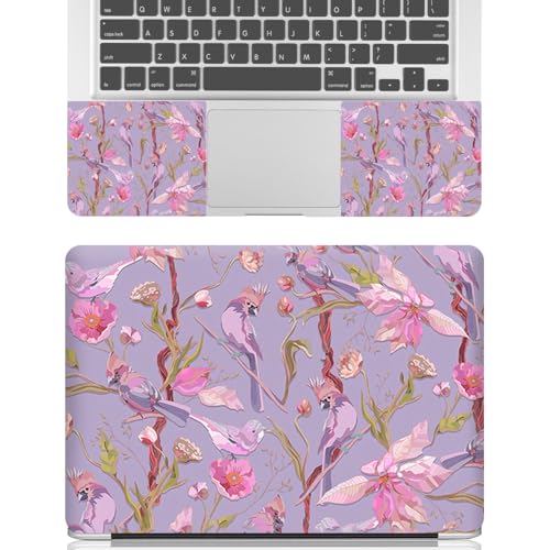 12 12.1 13 13.3 14 15.4 15.6 Inch Laptop Skin Decal, Laptop Skins Stickers Decals for Notebook PC, Universal Reusable Vinyl Laptop Cover Sticker, Waterproof Art Protector I Purple Bird Cute - color: Purple Bird Cute
