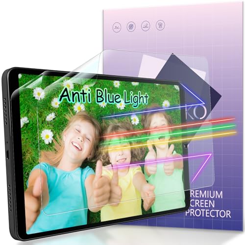 IPROKKO 2 Pack Anti Blue Light Screen Protector for Samsung Galaxy Tab A11 2025 8.7-Inch & A9 2023, Matte Anti Glare Harmful Light Filter Eye Protection Cover, Bubble Free Easy Install - size: 2pcs A-8.7inch