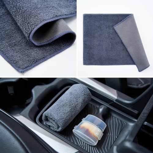 Car Interior and Exterior Soft bristles Detail dust Brush Interior dusting Brush Dashboard Cleaning Brush Home Office dusting Tools+ Double-Sided Suede Cleaning Towel+ Cleaning Cream - color: 1 Piece Brush + Towel+ Cleaning Cream