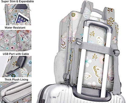 ZINZ Slim & Expandable Laptop Backpack 15 15.6 16 Inch Case, Water Resistant Travel Backpack Compatible with MacBook Pro/Neo 16" 15", Dell XPS 15 16 and Most 15" 15.6" 16" Notebooks，P01A01 - color: P01a01, size: 15"-16"