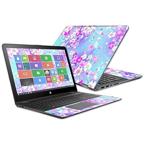 Mightyskins Skin Compatible with Hp Envy X360 15z 15" (2016) - in Bloom | Protective, Durable, and Unique Vinyl Decal Wrap Cover | Easy to Apply, Remove, and Change Styles | Made in The USA - color: In Bloom