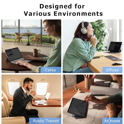 Megoo Privacy Screen Protector for Surface Go 4/3/2/1 10.5 Inch, Anti-Spy, Anti-Glare, Blue Light & UV Blocking, Magnetic Nano Technology, Removable Design - size: Go 4/3/2/1 10.5"