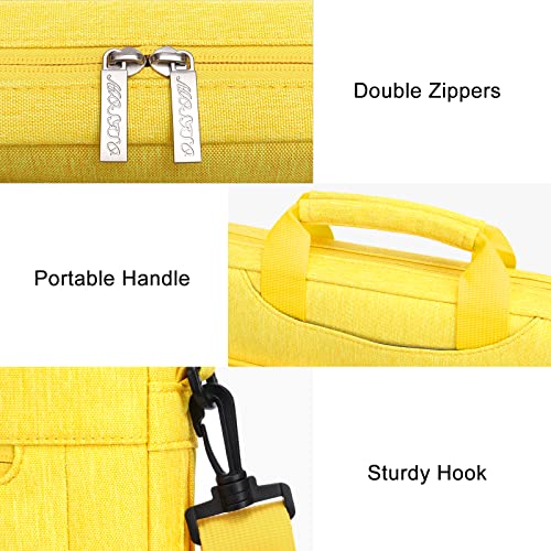 MOSISO Laptop Bag 13.3 inch, 13-14 inch Computer Bags | Compatible with MacBook Neo 13/ Air 13/13.6/ Pro 13/14, Laptop Messenger Bag with Adjustable Depth at Bottom, Yellow - color: Yellow, size: 13.3 inch