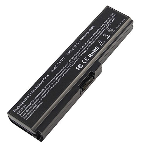 Laptop Battery fit PA3817U-1BRS PA3818U-1BRS PA3819U-1BRS for Toshiba Satellite C655 C675 C675D L645 L645D L655 L655D L675 L675D L745 L755 L755D P745 P755 P775 M645 A660 A655 PA3817U Series Battery - size: PA3817 8.86*3.15*1.38in