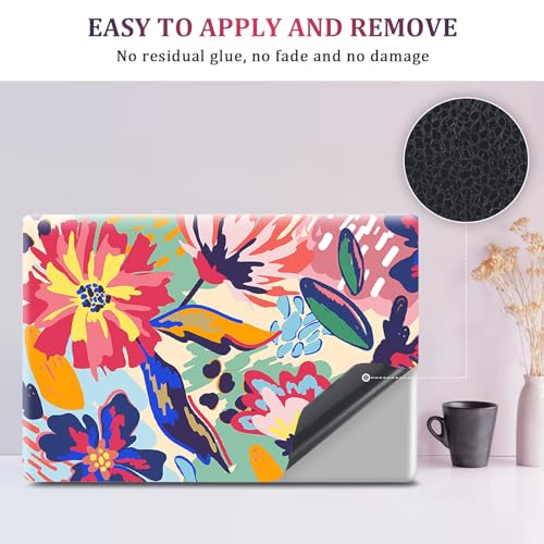 Laptop Notebook Skin Sticker Cover Decal, 12 13 13.3 14 15 15.4 15.6 inch Laptop Vinyl Skin Sticker Cover Art Protector Decal Universal, Graffiti Flower - color: Graffiti Flower