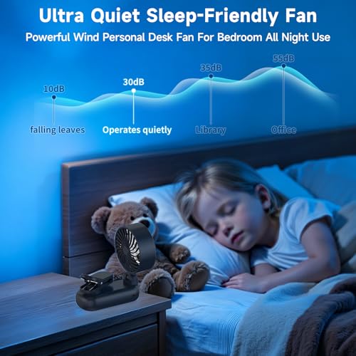 Portable Handheld Turbo Fan with Ice Cooler, Clip-On Mini Fan for Umbrella, 5 Speeds, 4000mAh Battery & Up to12H, LED Display, Rechargeable, Gift for women, Summer Travel Essential (Black) - color: Z10-Black