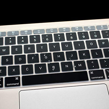 Se7enline for MacBook Pro 13/16 inch Keyboard Cover 2019-2026,Rose Pink | Silicone Waterproof Dustproof Durable Washable Laptop Accessories US Layout 2023 2022 2021 2020 2019 2018,Grey - color: Gradient Grey