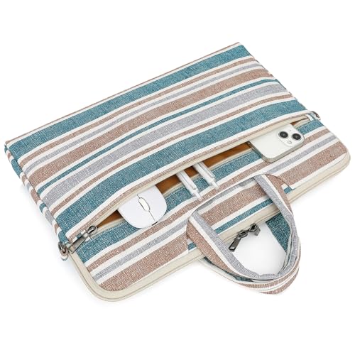 DACHEE Laptop Shoulder Bag for 15 Inch/15.6 Inch Macbook Pro - color: Bohemian Strip(07)