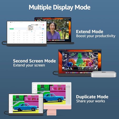 CODi 15.6" Portable Full HD Monitor with Kickstand & Power Delivery
