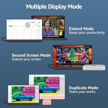 CODi 15.6" Portable Full HD Monitor with Kickstand & Power Delivery