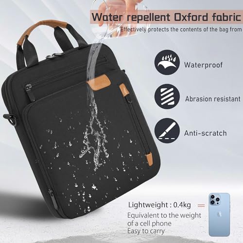 13.3-14 Inch Laptop Sleeve Bag Padded Protective Travel Carrying Case | Fits MacBook Neo 13" (A18 Pro), MacBook Pro 14" M5/M4/M3/M2, MacBook Air 13.6"/14" M5/M4/M3/M2, Surface Pro AI PC/9/8 13" - color: Black, size: 13.3-14 Inch