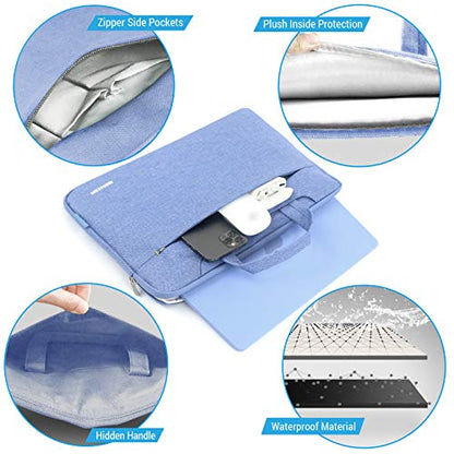 IBENZER Compatible with MacBook Pro 13 Inch Case 2015 2014 2013 end 2012 A1502 A1425, Hard Shell Case with Bag & Keyboard Cover & Screen Film for Old Version Mac Pro 13, Serenity Blue, R13-SRL+3SP - color: Serenity Blue