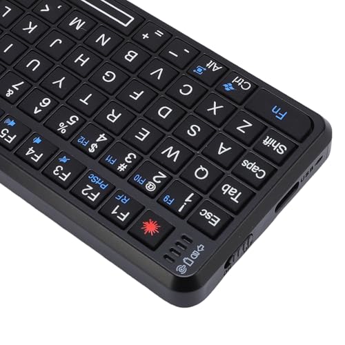LICAEVEY Wireless Keyboard with Touchpad, Rechargeable Backlit Portable Keyboard, 2.4GHz USB for PC & USB C Devices, Ultra Thin Compact Design